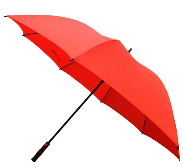 a red umbrella on a white background