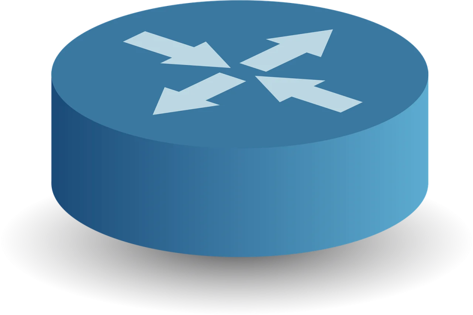 a blue button with arrows pointing up