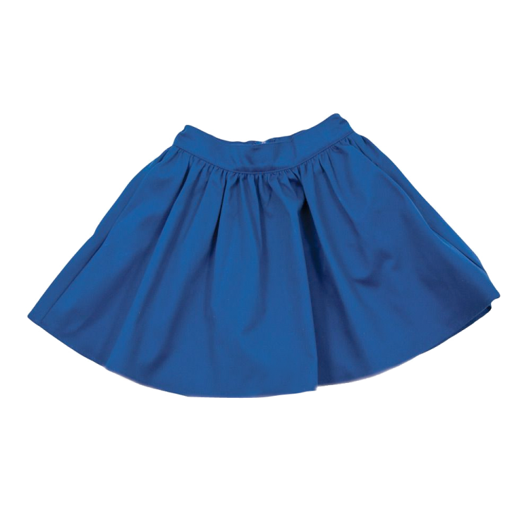 the plea skirt in royal blue