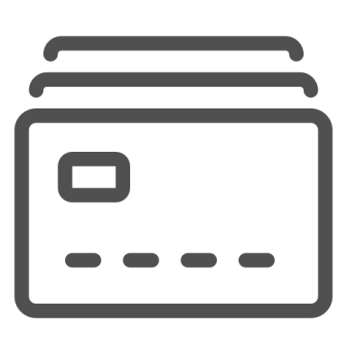 a credit card icon