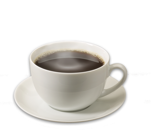a cup of coffee on a saucer