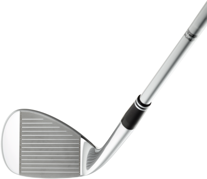 a close up view of a golf club putter
