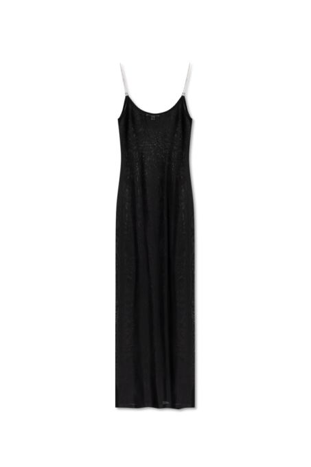 a black dress on a white background