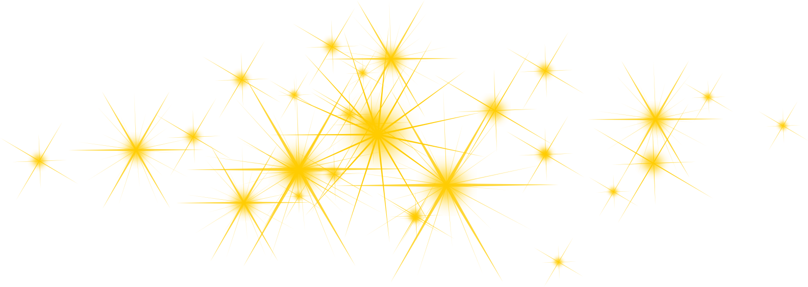 a group of yellow stars on a white background
