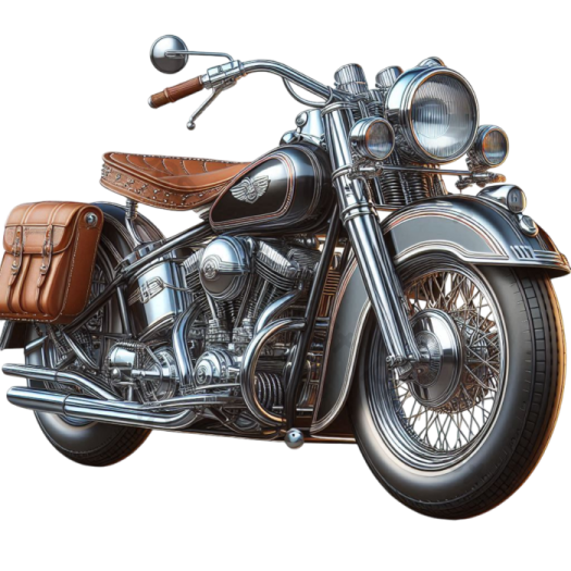 a drawing of a motorcycle on a white background