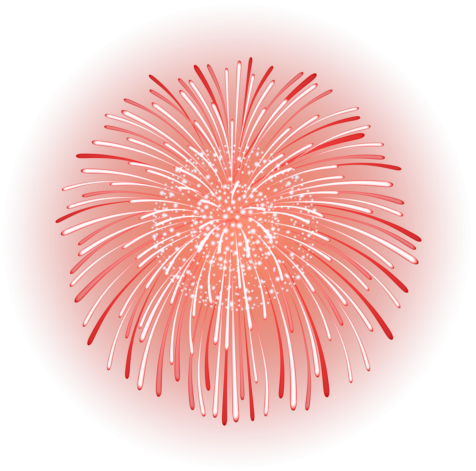 a firework on a white background