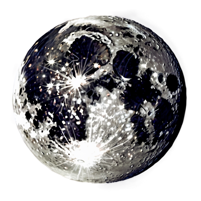 a black and white ball with stars on it