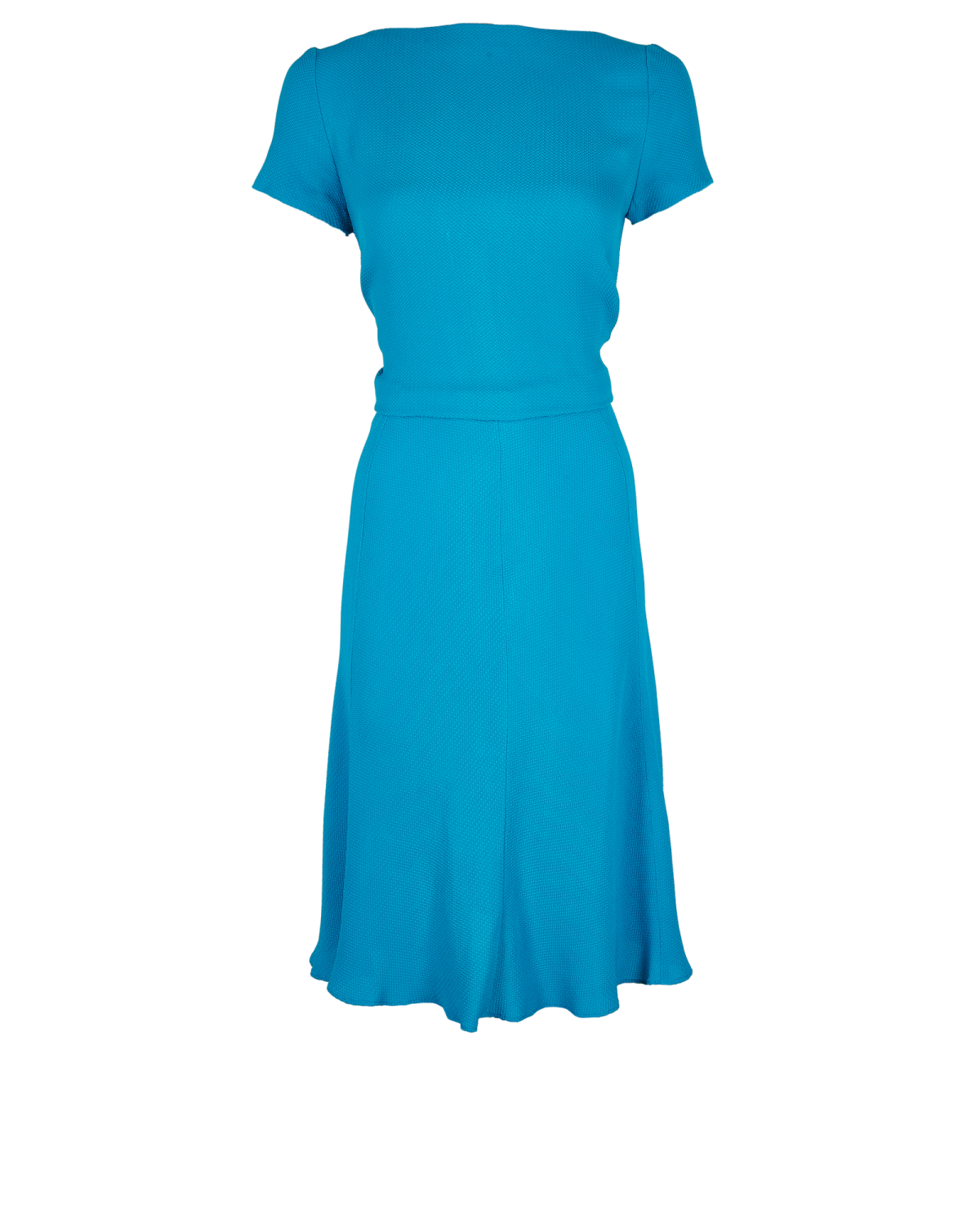 a blue dress on a white background