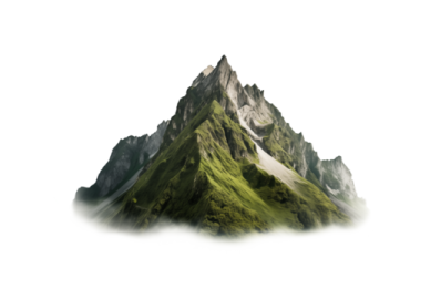 an image of a mountain in the sky