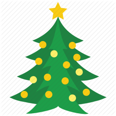 a christmas tree with gold ornaments on it