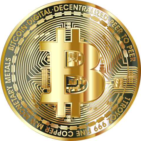 a golden bit coin