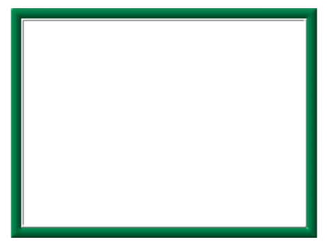 a green frame on a white background
