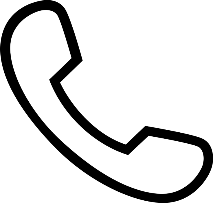 a black and white phone icon