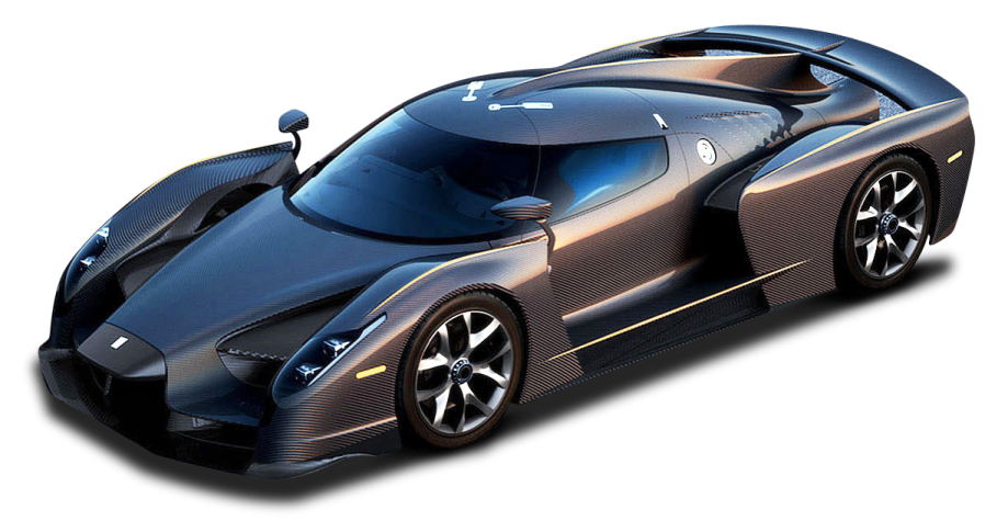 a black and brown sports car