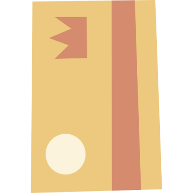 a book with a red ribbon on it