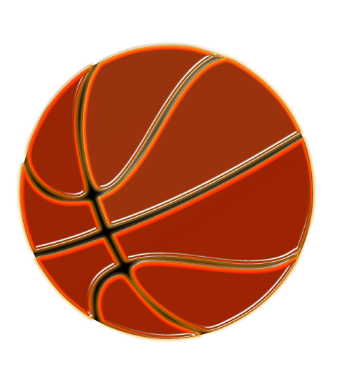 a basketball ball on a white background