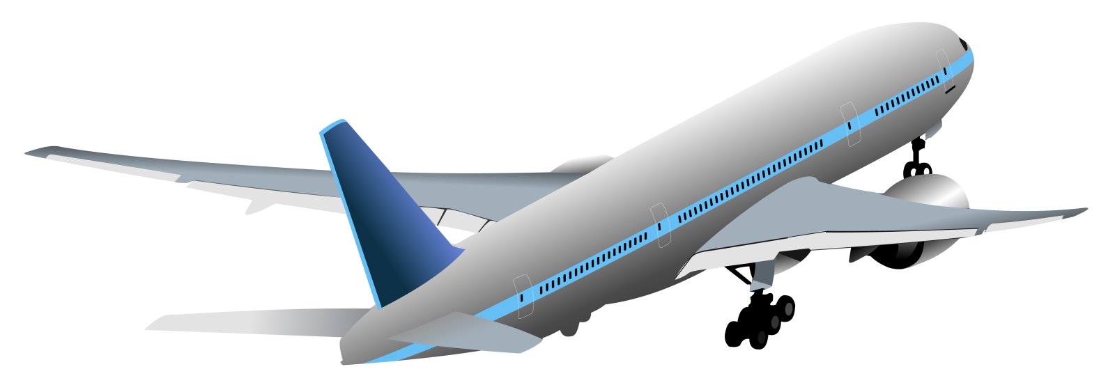 an airplane is flying in the air