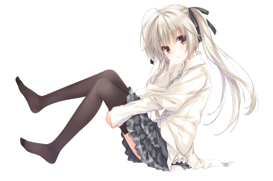 a girl sitting on the floor with her legs crossed