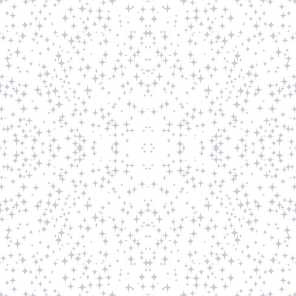 a white background with silver stars