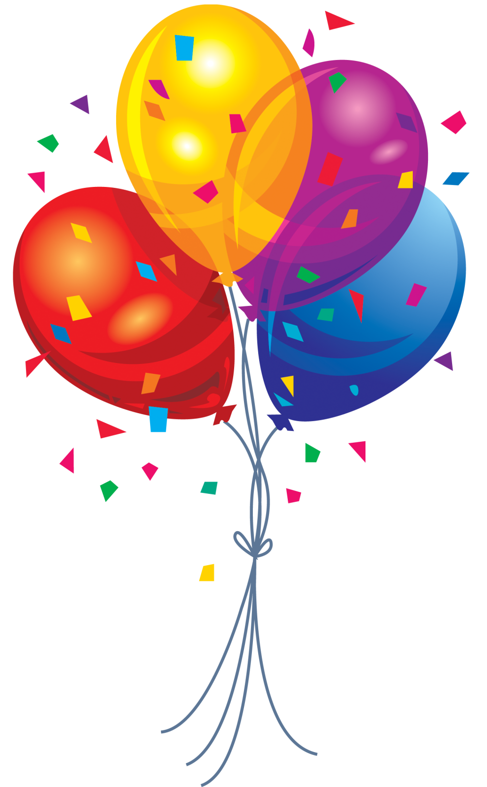 a bunch of colorful balloons
