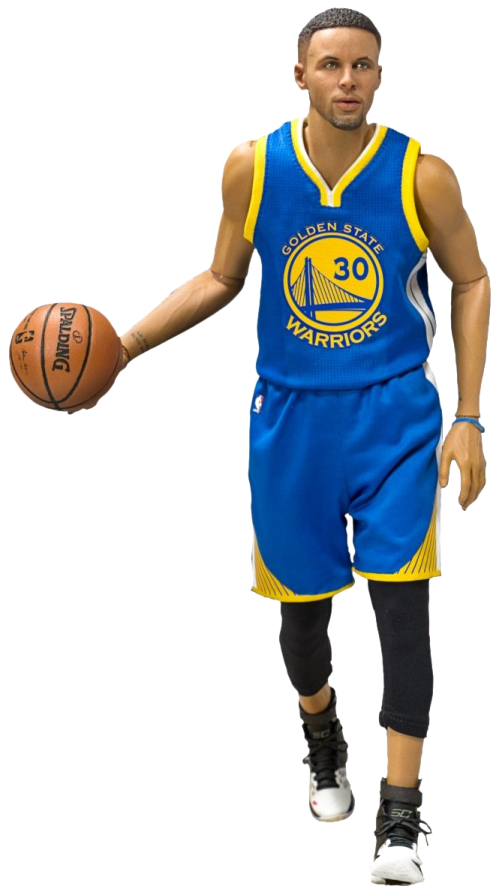 a man in a blue jersey holding a basketball ball