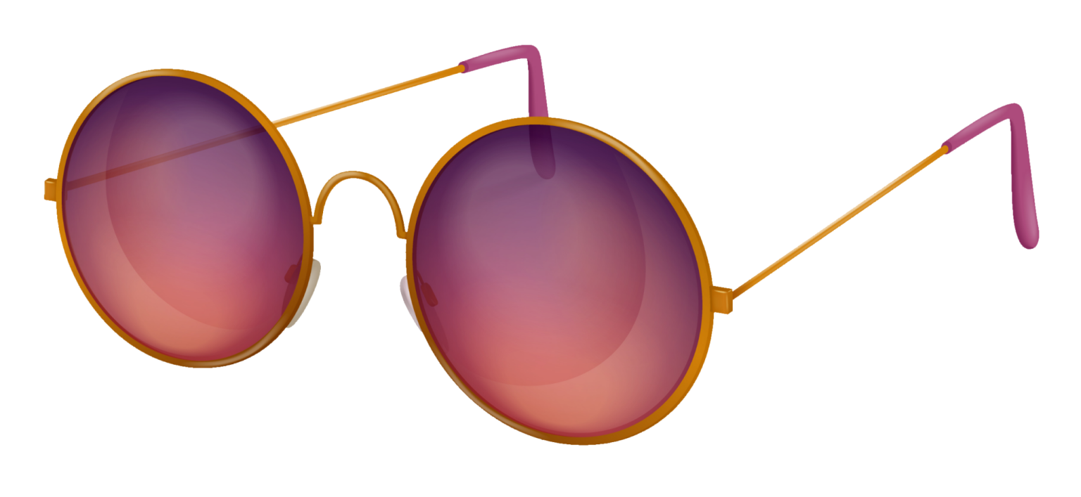 a pair of sunglasses on a white background
