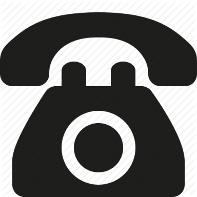 a black and white phone icon