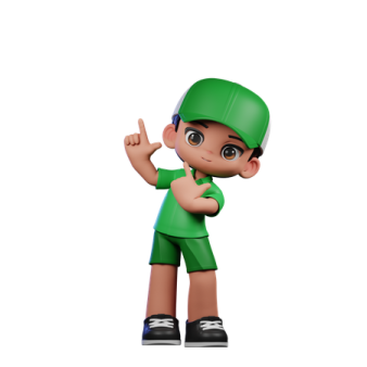 an image of a cartoon character in green clothes