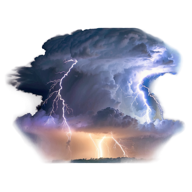 a storm cloud with lightning in the sky