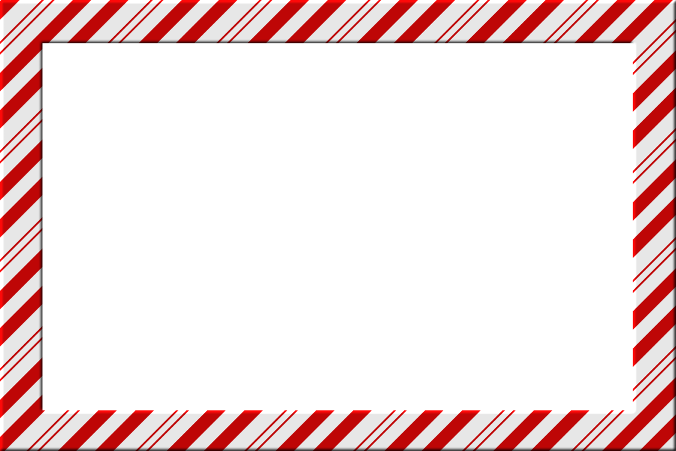 a red and white striped frame on a white background