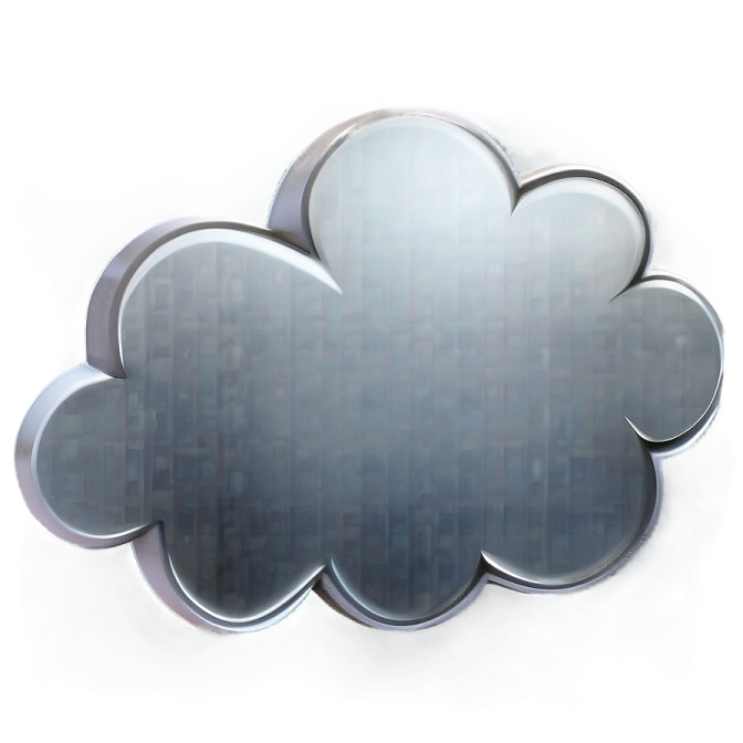 a cloud shaped mirror hanging on the wall