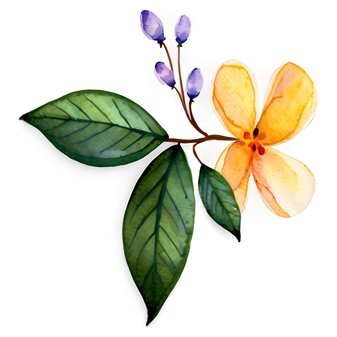 a watercolor painting of flowers on a white background
