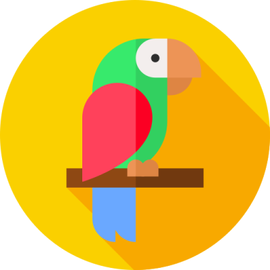 a colorful parrot sitting on a branch