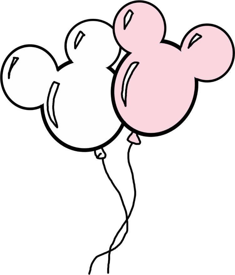 minnie mouse balloon clipart
