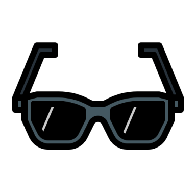 a pair of glasses icon
