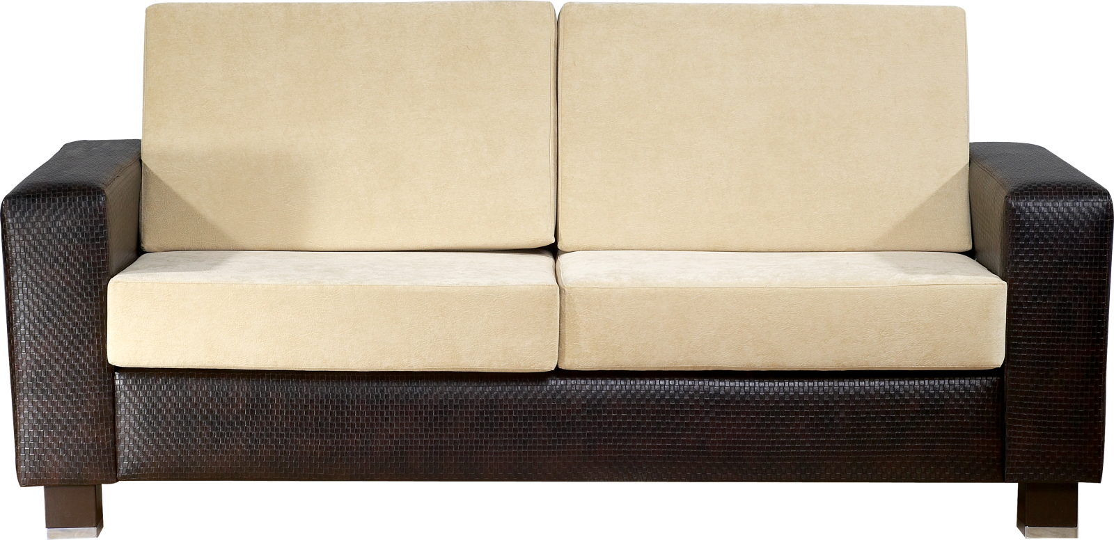 a couch that is sitting on a white background