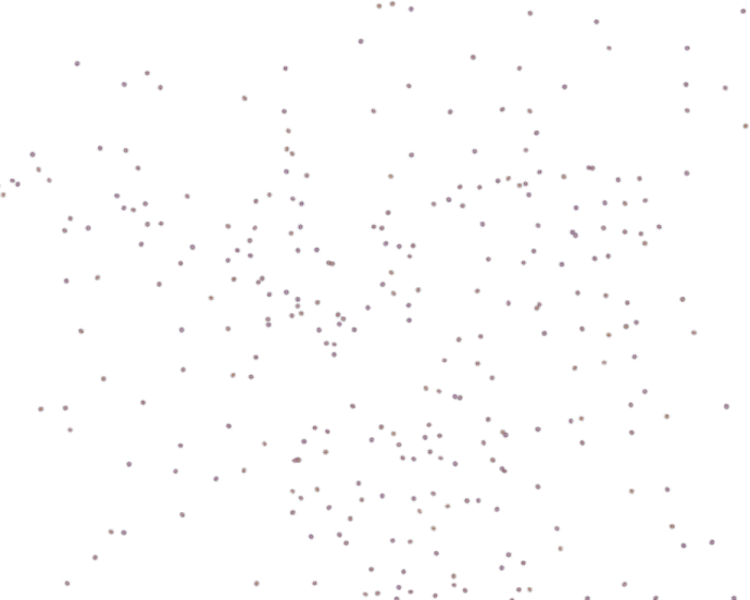 a white background with small red dots