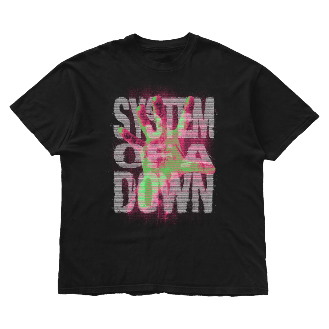 a black t - shirt with the words stay on it