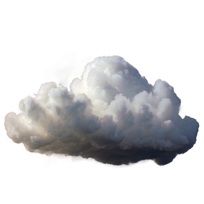a cloud in the sky