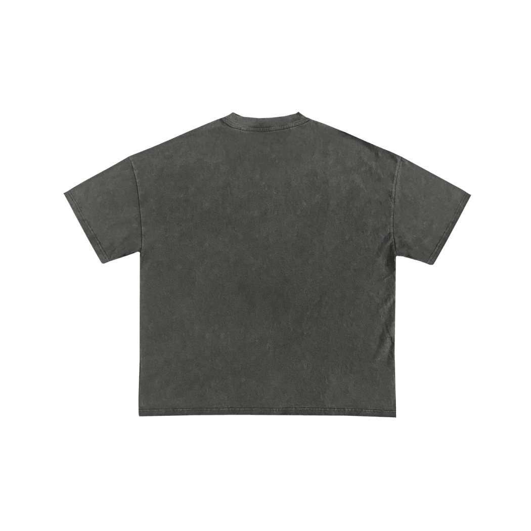 a black t - shirt on a white background