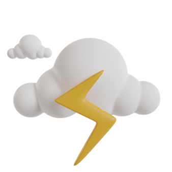 an image of a cloud with a lightning