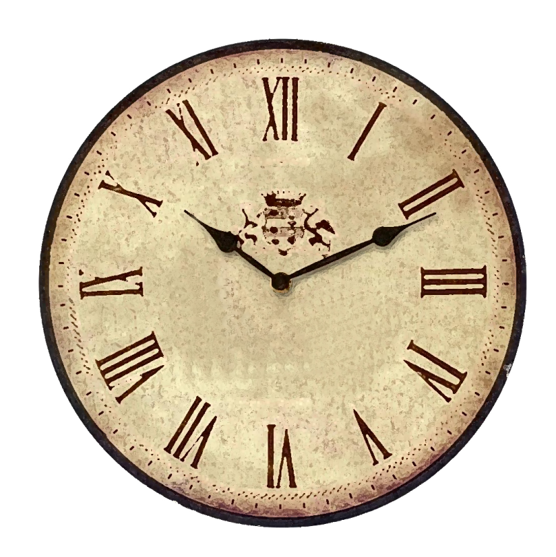 a clock with roman nus on the face