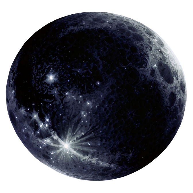 a black and white image of the moon