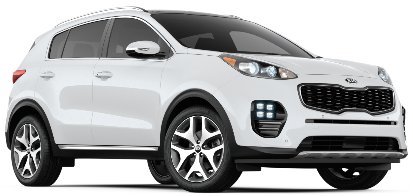 a white suv with black rims