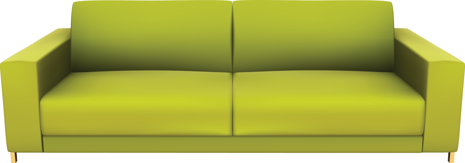 an image of a green couch