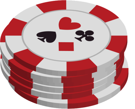a stack of poker chips