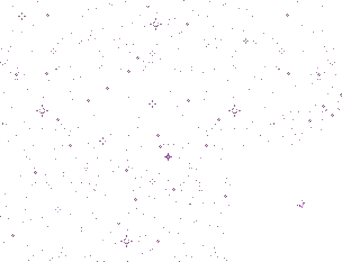 an image of a white background with purple dots