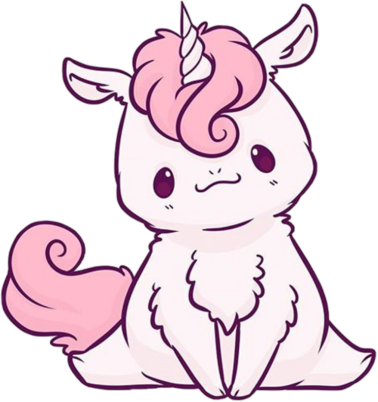 a white unicorn with pink hair sitting on the ground