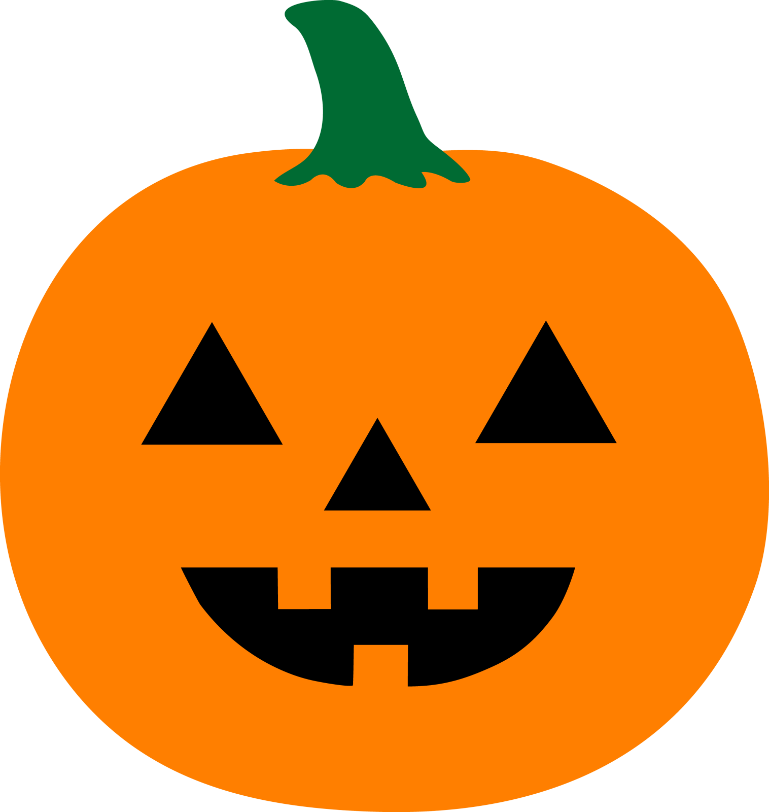 a pumpkin with a green leaf on top