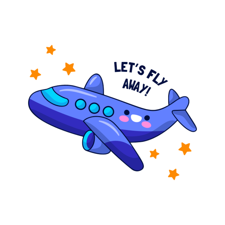 an illustration of a whale with the words let away